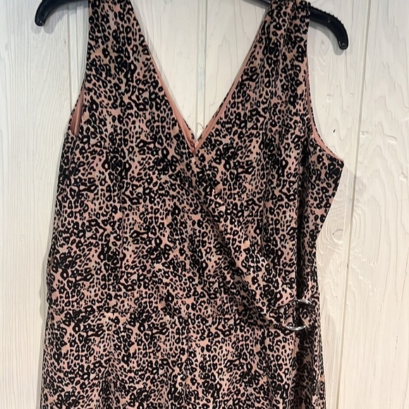 Black Tape Animal Print Jumpsuit XL Extra Large - Picture 2 of 15